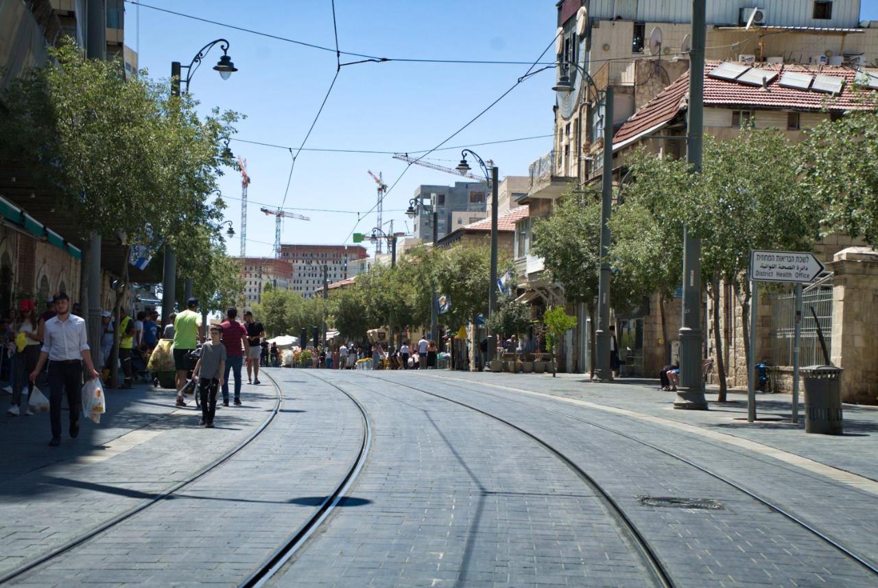 דירה לזוג על שוק מחנה יהודה Leilighet Jerusalem Eksteriør bilde